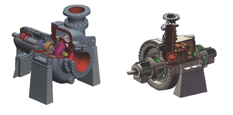 Structure of slurry process pump